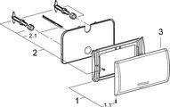 Grohe Abdeckplatte Classic für Spülkasten 6-9l, Spül & Stopp, mattchromom, 190 x 330 mm, Farbe hochglanz Bild 2