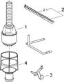 Grohe Umrüstsatz komplett, für Objekta Wandeinbau-Spülkasten Bild 2