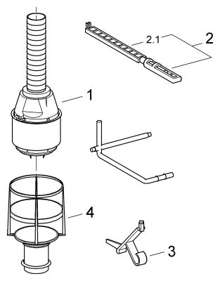 Grohe Umrüstsatz komplett, für Objekta Wandeinbau-Spülkasten Bild 2