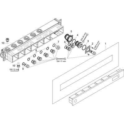 Hansgrohe Axor Select Grundkörper Thermostatmodul 4 Verbraucher Bild 3