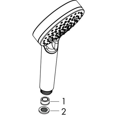 Hansgrohe Handbrause Vario Vernis Blend, Farbe chrom Bild 14