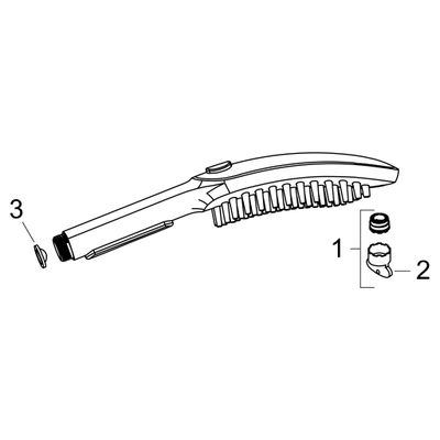 Hansgrohe Hundeduschbrause 150 3jet DogShower matt, Farbe weiß Bild 5