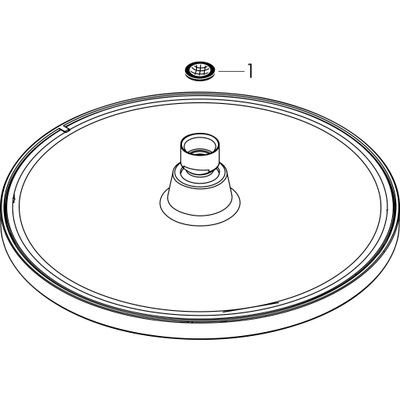 Hansgrohe Kopfbrause Crometta S 240, 60 x 240 x 240 x 240 mm, Farbe chrom Bild 3