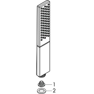 Hansgrohe Handbrause Rainfinity 1jet PGO, Farbe gold Bild 2