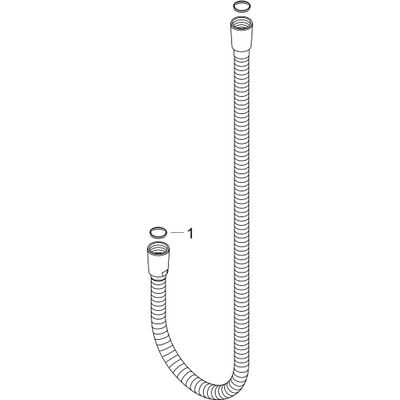 Hansgrohe Metallschlauch Axor 2000 mm BBR, Farbe bronze Bild 2