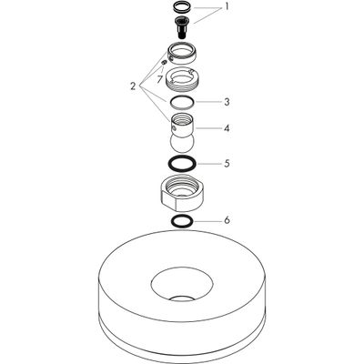 Hansgrohe Tellerkopfbrause Axor Citterio BBC, Farbe black chrome Bild 2