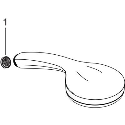 Hansgrohe Handbrause Croma 100 Multi chrom 9,4 l/min, 100 mm, Farbe chrom Bild 2