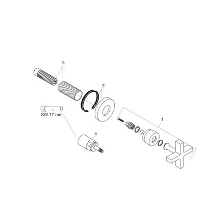 Hansgrohe Unterputzventil Axor Citterio Fertigset, mit Kreuzgriff, 79 mm, Farbe chrom Bild 2
