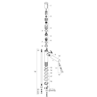 Hansgrohe Waschtischmischer 110 Axor Uno Select, mit Ablaufgarnitur, Farbe chrom Bild 4