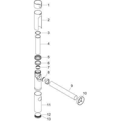 Hansgrohe Design Siphon Flowstar Axor, Farbe chrom Bild 4