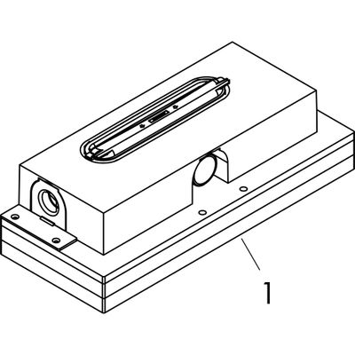 Hansgrohe Installationsset RainDrain 900 mm, für Duschrinnen Fertigsets, 41 x 900 x 113 mm Bild 2