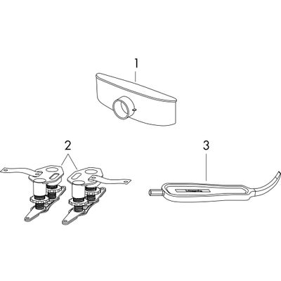 Hansgrohe Komplettset RainDrain Compact 800 mm befliesbar für flache Installation, 191 x 800 x 64 mm Bild 4
