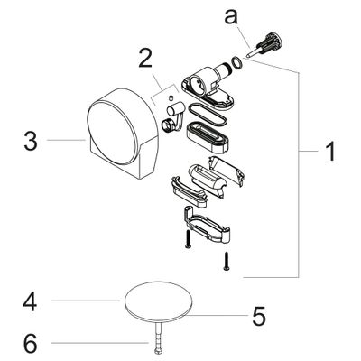 Hansgrohe Ein-, Ab- und Überlaufgarnitur Exafill S Fertigset Brushed, Farbe black chrome Bild 2