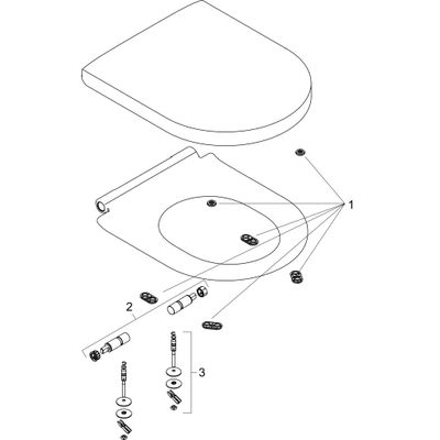Hansgrohe WC Sitz EluPura Q mit SoftClose / QuickRelease, Farbe weiß Bild 7