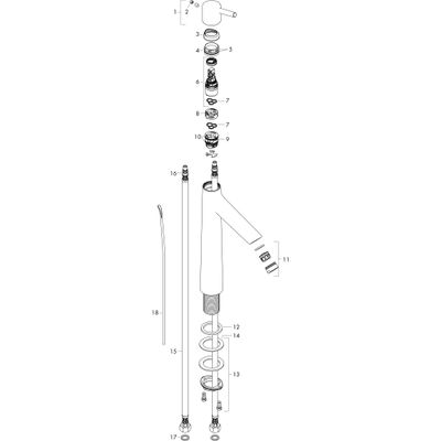 Hansgrohe Waschtischmischer 190 Talis S, Farbe chrom Bild 7