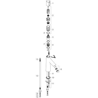 Hansgrohe Waschtischmischer 100 Talis Select S, ohne Ablaufgarnitur, Farbe chrom Bild 10
