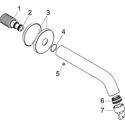 Hansgrohe Wanneneinlauf Tecturis S BBR, 198 mm, Farbe bronze Bild 2