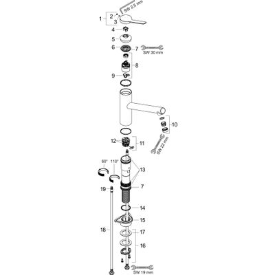 Hansgrohe Spültischmischer 150 Zesis M33 1jet matt, Farbe schwarz Bild 2