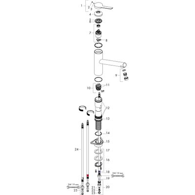 Hansgrohe Spültischmischer 150 Zesis M33 Niederdruck 1jet BSO, Farbe silber Bild 2
