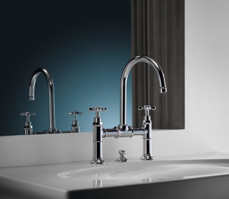 Hansgrohe Zweigriff Waschtischarmatur 220 Axor Montreux Brücke, Farbe chrom Bild 4