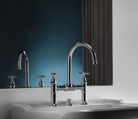Hansgrohe Zweigriff Waschtischarmatur 220 Axor Montreux Brücke, Farbe chrom Bild 6