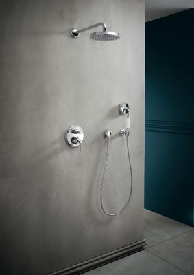 Hansgrohe Brausearm DN 15 389 mm Ausladung Axor 90 Grad, ohne Kugelgelenk, 400 mm, Farbe chrom Bild 6