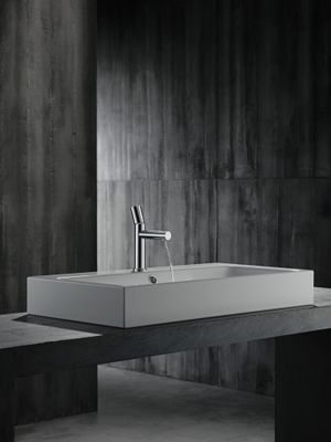 Hansgrohe Waschtischmischer 110 Axor Uno Zerogriff unverschliessb.Ablaufg, Farbe chrom Bild 4