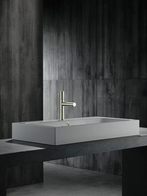 Hansgrohe Waschtischmischer 110 Axor Uno Zerogriff unverschliessb.Ablaufg.BN, Farbe nickel Bild 5