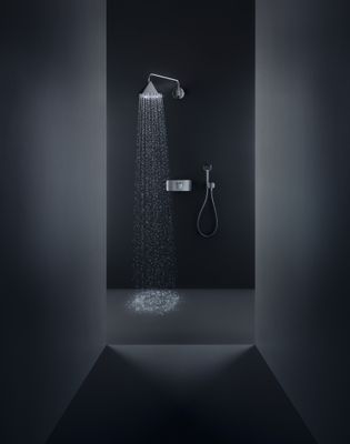 Hansgrohe Kopfbrause Axor Front, mit Brausearm, 233 x 279 x 594 x 594 mm, Farbe chrom Bild 4