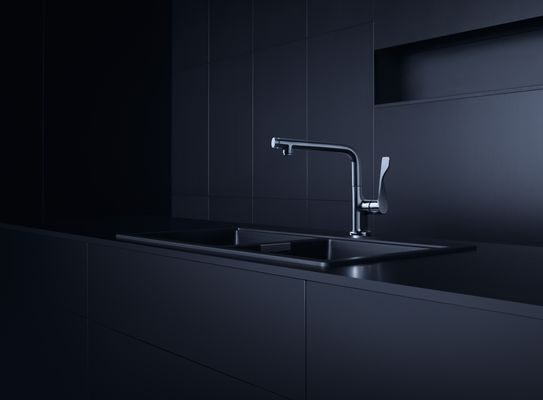 Hansgrohe Spültischmischer Select Axor Citterio, 281 mm, Farbe chrom Bild 3