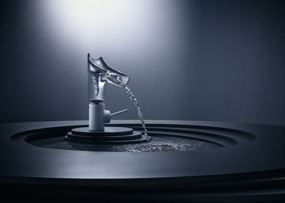 Hansgrohe Waschtischmischer Axor Starck V weiss Nicht, für (halb-)öf.Bereich empfohlen, Farbe weiß Bild 4