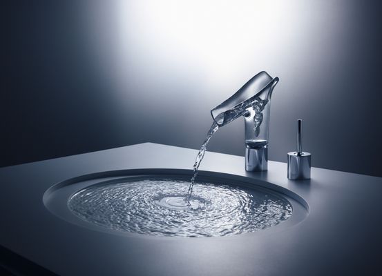 Hansgrohe 2-L.Waschtischmi.Axor Starck V chrom Nicht, für (halb-)öf.Bereich empfohlen, Farbe chrom Bild 3