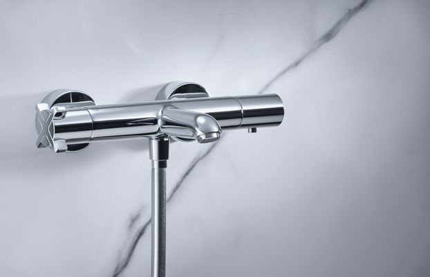 Hansgrohe Thermostatmischer Aufputz Axor Citterio E, für Wanne, Farbe chrom Bild 3