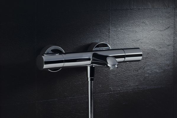 Hansgrohe Thermostatmischer Aufputz Axor Citterio M, für Wanne, Farbe chrom Bild 3
