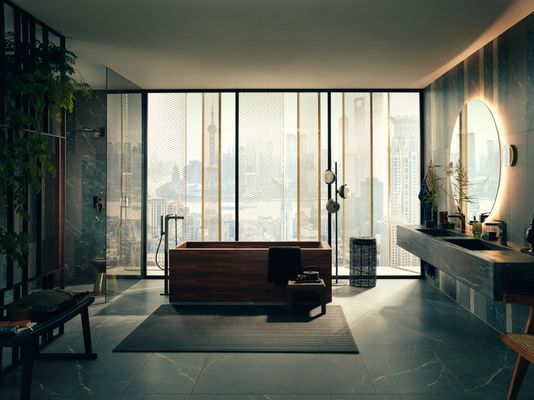 Hansgrohe Schlauchanschl.u.Brausenhalter Axor Starck Organic PBC Starck Stabhandbr, Farbe black chrome Bild 4