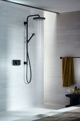 Hansgrohe Badetuchhalter 600 mm Axor Universal Circular matt, 55 x 78 x 78 mm, Farbe schwarz Bild 7