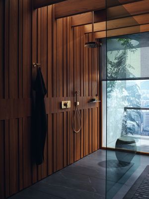 Hansgrohe Brausenhalter Axor One Porter PGO, Farbe gold Bild 6