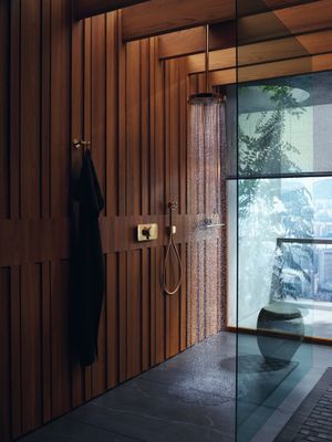 Hansgrohe Brausenhalter Axor One Porter PGO, Farbe gold Bild 8