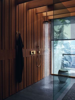 Hansgrohe Brausenhalter Axor One Porter PGO, Farbe gold Bild 9