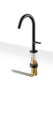 Hansgrohe Waschtischmischer Select 170 Axor One, mit Push-Open Ablaufgarnitur matt, Farbe schwarz Bild 7