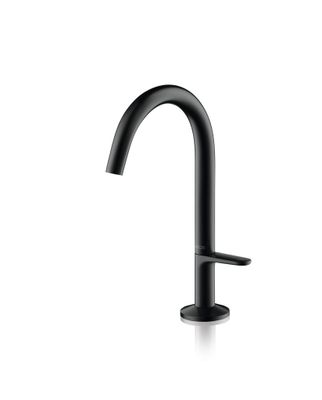 Hansgrohe Waschtischmischer Select 170 Axor One, mit Push-Open Ablaufgarnitur matt, Farbe schwarz Bild 8