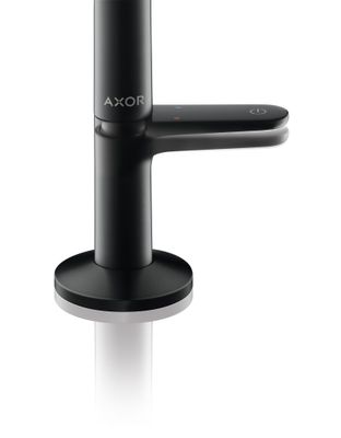 Hansgrohe Waschtischmischer Select 170 Axor One, mit Push-Open Ablaufgarnitur matt, Farbe schwarz Bild 9