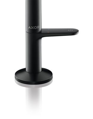 Hansgrohe Waschtischmischer Select 170 Axor One, mit Push-Open Ablaufgarnitur matt, Farbe schwarz Bild 10