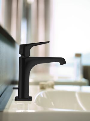 Hansgrohe Waschtischmischer 130 Axor Citterio E Hebelgriff matt, Farbe schwarz Bild 3