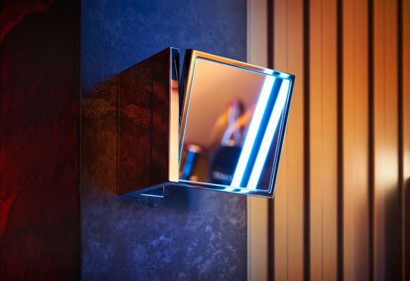 Hansgrohe Rasierspiegel Axor Universal Rectangular PGO, 110 x 120 mm, Farbe gold Bild 5