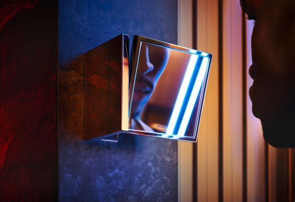 Hansgrohe Rasierspiegel Axor Universal Rectangular PGO, 110 x 120 mm, Farbe gold Bild 6