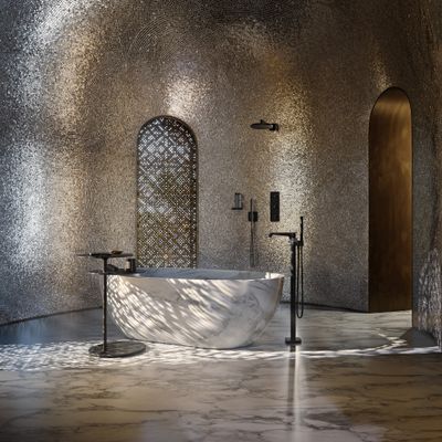 Hansgrohe Brausearm DN 15 softsquare Axor matt, 390 mm, Farbe schwarz Bild 8