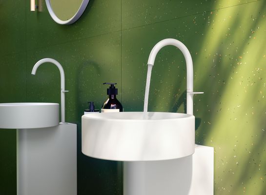 Hansgrohe Waschtischmischer Select 260 Axor One für Waschschüsseln mit Push-Open matt, Farbe weiß Bild 14