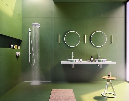 Hansgrohe Waschtischmischer Select 260 Axor One für Waschschüsseln mit Push-Open matt, Farbe weiß Bild 16