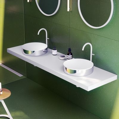 Hansgrohe Waschtischmischer Select 260 Axor One für Waschschüsseln mit Push-Open matt, Farbe weiß Bild 17